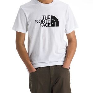 The North Face White Tee with Black Logo